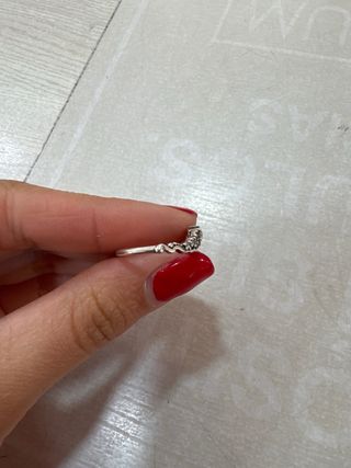 Anillo Pandora Tiara Plata y Circonitas