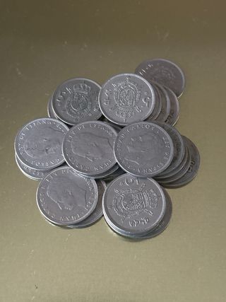Lote 5 Pesetas Juan Carlos I