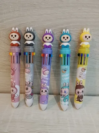 5 Bolígrafos Labubu Nuevos