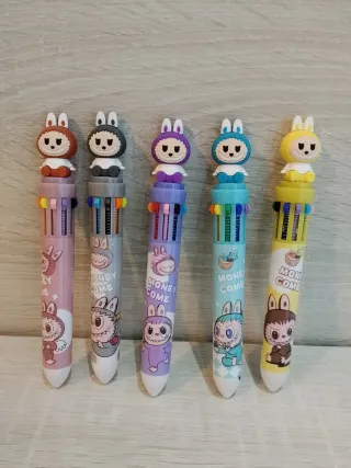 5 Bolígrafos Labubu Nuevos