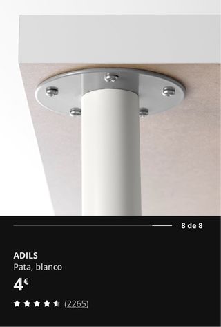 Mesa Lagkapten Ikea Blanca