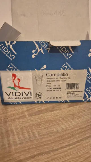 Pack 6 Vasos Cristal Grueso Royal Bliss.NUEVOS