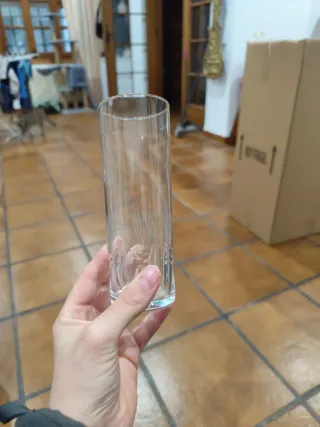 Juego de copas de cristal