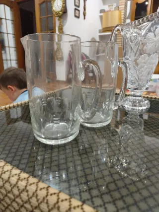 Juego de copas de cristal