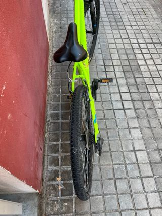 Bicicleta Rockrider Verde Neón
