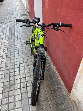 Bicicleta Rockrider Verde Neón
