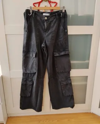 Lote 2 pantalones cargo oversize