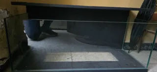 Estructura estufa bioetanol vidrio y metal