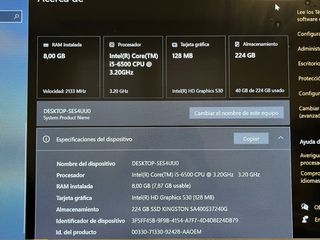 PC Sobremesa i5 6500