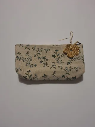 Astuccio Borsellino con Motivo Floreale