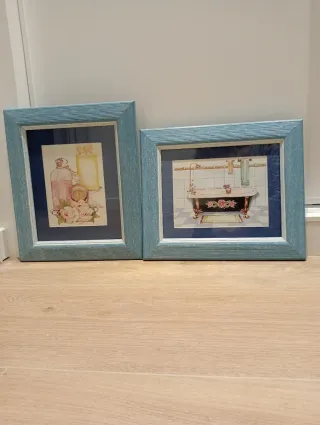 Cuadros decorativos baño