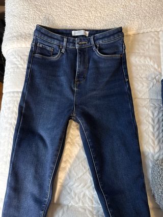 Vaqueros Mujer Térmicos Azules