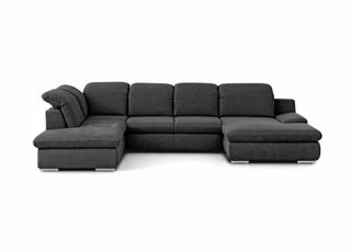 Sofá rinconera Conforama Isona gris