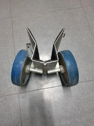 Carro transporte cristal abrazadera