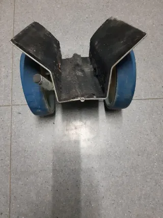 Carro transporte cristal abrazadera