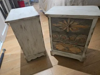 Juego 2 Mesas de Noche Madera