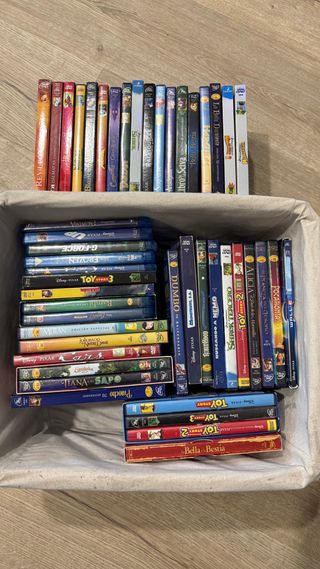 Lote Películas Disney DVD y Blu-ray