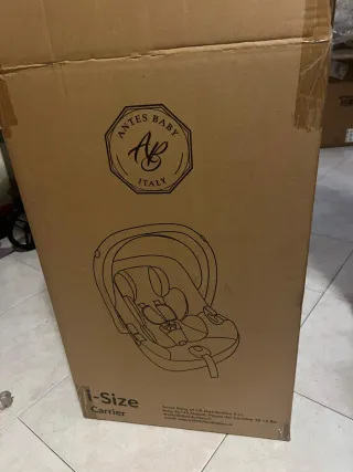 Carrozzino passeggino grigio