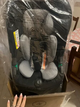 Carrozzino passeggino grigio