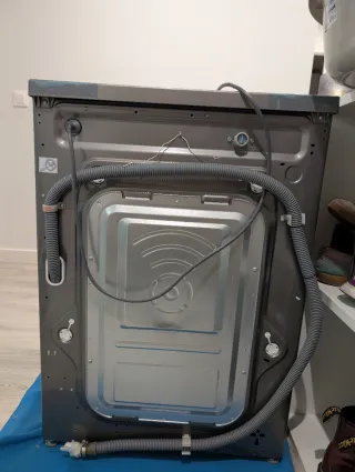 Lavadora LG gris 8kg Direct Drive