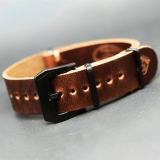 Correa de cuero estilo NATO para  Omega Tudor