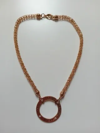 Collar Collana con ciondolo cerchio