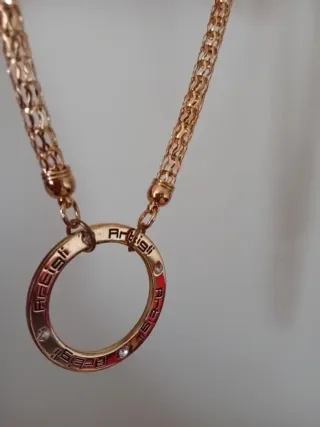 Collar Collana con ciondolo cerchio