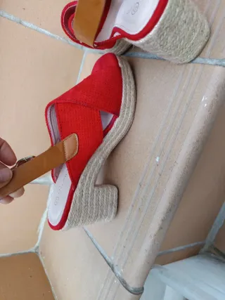 Sandalias cuña verano mujer talla 37