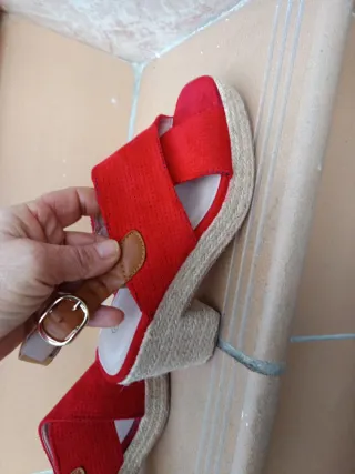 Sandalias cuña verano mujer talla 37