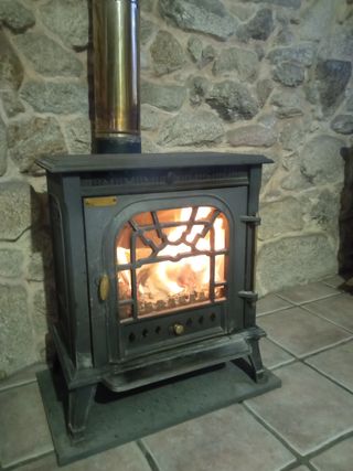 Estufa de leña hierro fundido