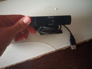 Webcam Trust HD 1080p Negra