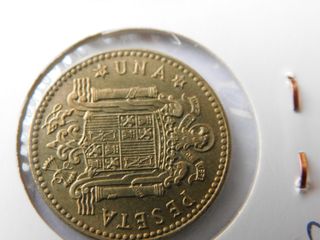 Tres 1 Peseta 1975 CECA chilena, Inglesa, española
