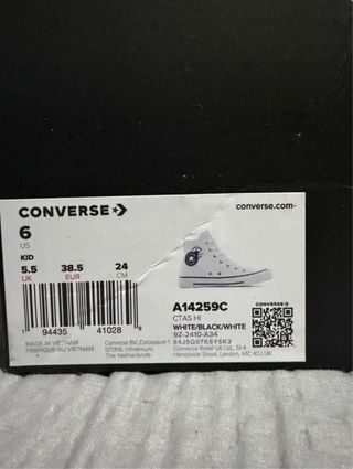 Converse Chuck Taylor All Star Blancas Nuevas