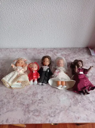 Lote muñecas antiguas