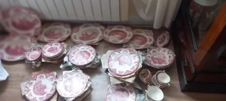 Bajilla Porcelana Inglesa Vintage - 100 Piezas