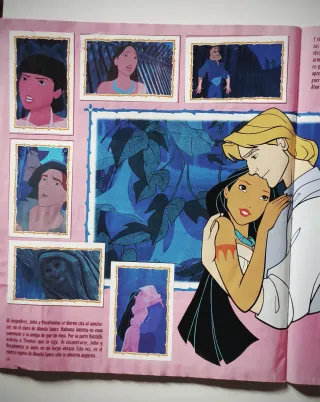 Álbum Cromos Pocahontas Completo Panini