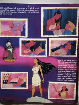 Álbum Cromos Pocahontas Completo Panini