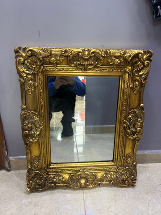 Espejo Marco Dorado Barroco