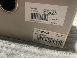 Scarpe sneakers CafèNoir zeppa nere