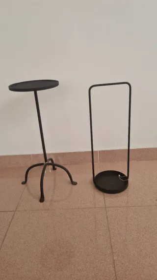 Mesa auxiliar metal envejecido Zara Home