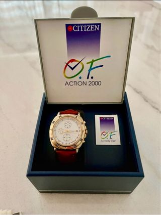 Orologio Citizen Cronografo Quarzo Pelle Marrone O