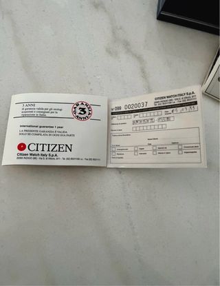 Orologio Citizen Cronografo Quarzo Pelle Marrone O