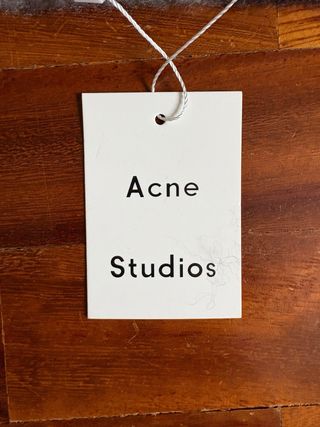 Sciarpa Acne Studios a quadri grigia e nera
