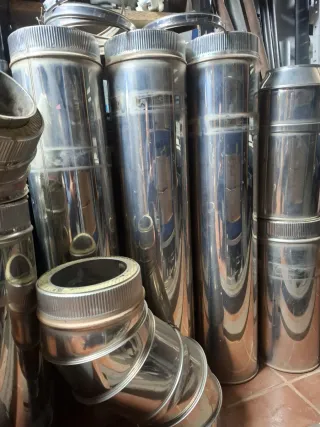 Tubos Acero Inoxidable Chimenea