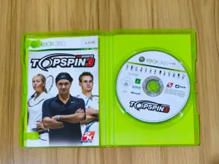 🇪🇦 Top Spin 3 Xbox 360 Completo