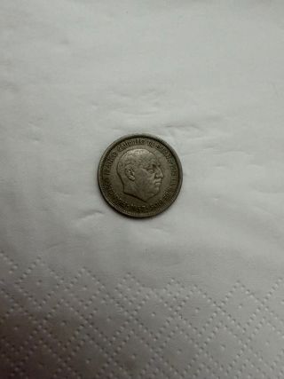 Moneda 5 Pesetas 1957 Franco