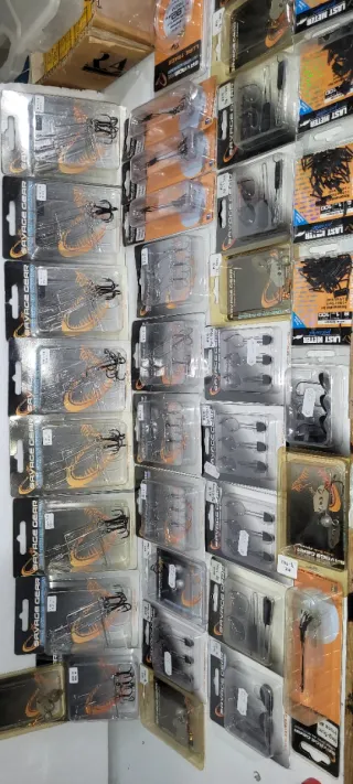 LOTE ACCESORIOS DEPREDADORES SAVAGEAR .