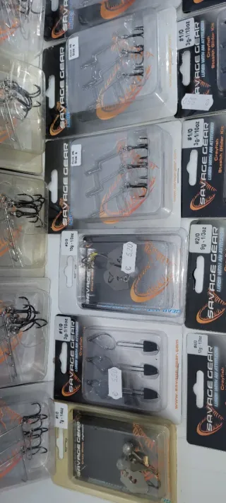 LOTE ACCESORIOS DEPREDADORES SAVAGEAR .