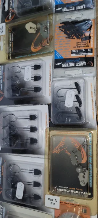 LOTE ACCESORIOS DEPREDADORES SAVAGEAR .