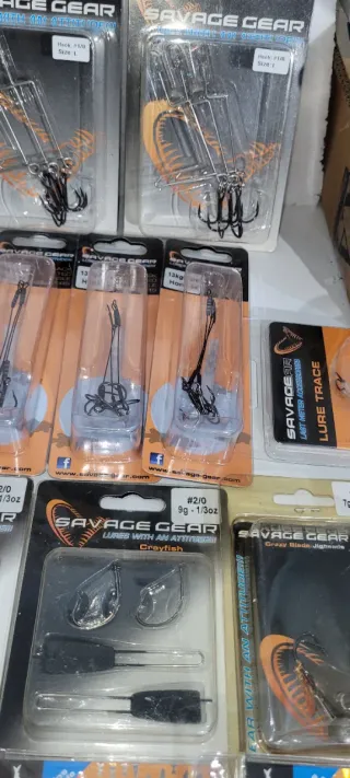 LOTE ACCESORIOS DEPREDADORES SAVAGEAR .